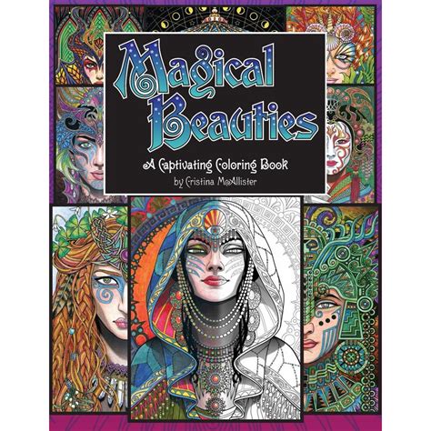 Fascinating witchcraft coloring book